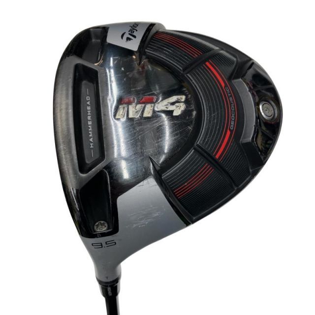 【中古】 テーラーメイド M4(2021) 9.5° ドライバー DR Fujikura ATMOS Red 5 (フレックスS) メンズ 男性用 右利き 右用 Cランク ゴルフクラブ