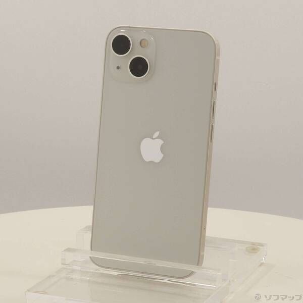 ソフマップ 〔中古品〕 iPhone13 128GB スターライト MLND3J／A SIMフリー【349】