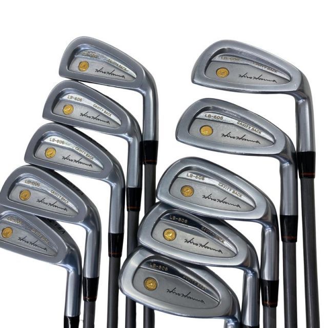 【中古】 本間ゴルフ LB-606 24K GP 10S アイアンセット IR 3S GRAPHITE (フレックスその他) メンズ 男性用 右利き 右用 Cランク ゴルフクラブ