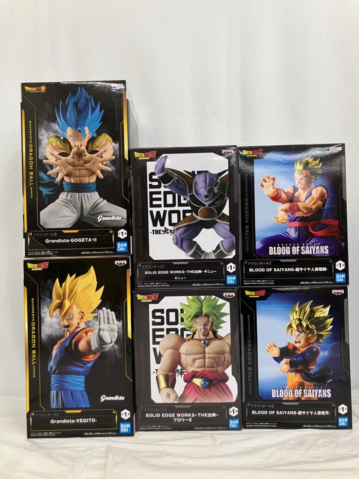 未開封 ドラゴンボールZ フィギュア ベジット ゴジータ 他 6種セット