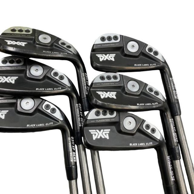 【中古】 PXG PXG 0311XP GEN5(ブラック) 8S アイアンセット IR 純正特注シャフト (フレックスS) メンズ 男性用 右利き 右用 Cランク ゴルフクラブ