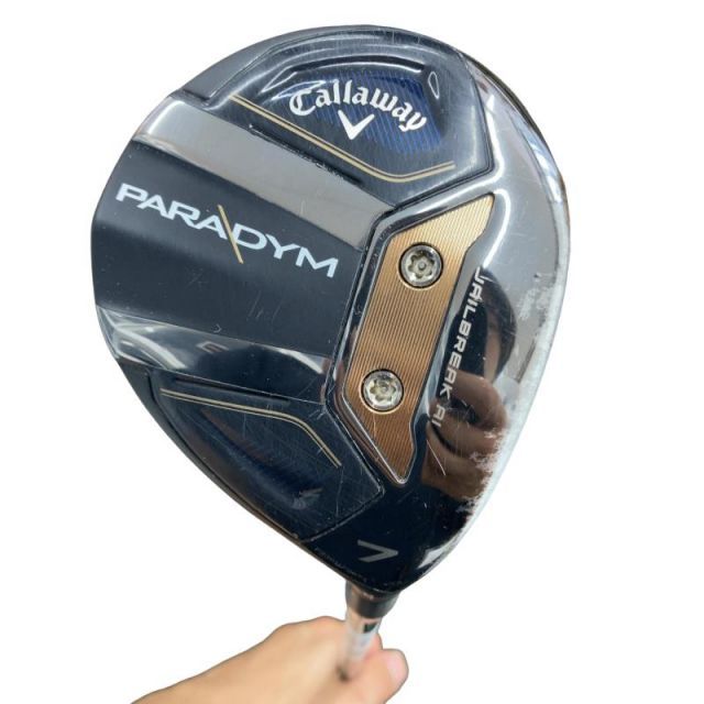 【中古】 キャロウェイ PARADYM 7W フェアウェイウッド FW 純正特注シャフト (フレックスS) メンズ 男性用 右利き 右用 Cランク ゴルフクラブ