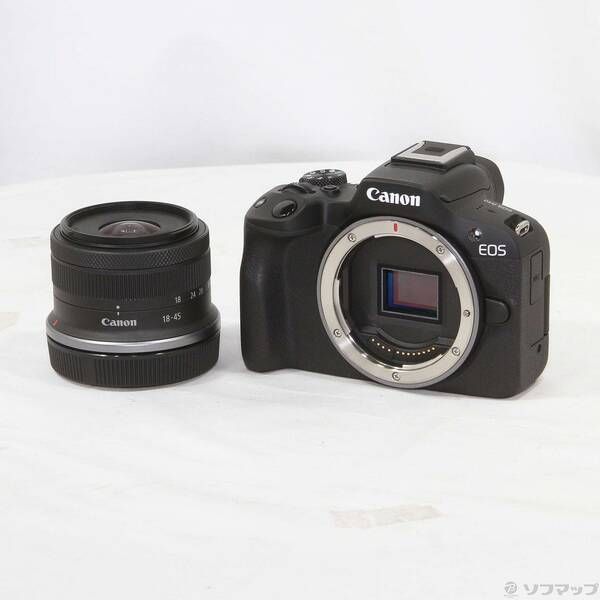 ソフマップ 〔中古品〕 EOS R50 RF-S18-45 IS STM レンズキット ブラック【258】