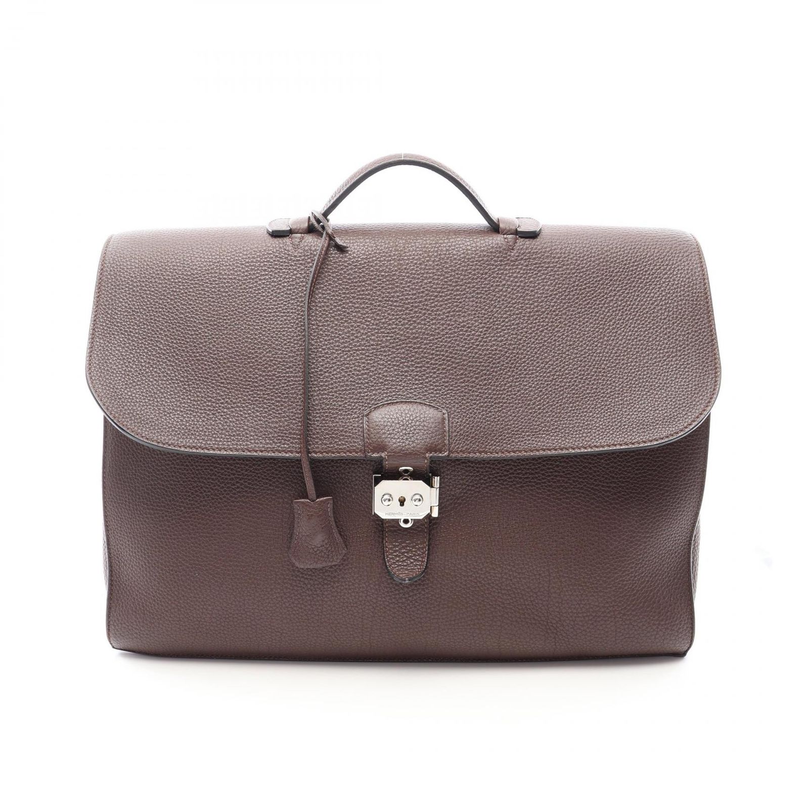 エルメス HERMES ビジネスバッグ サックアデペッシュ41 ショコラ レザー サック ア デペッシュ41 ショコラ メンズ Used B