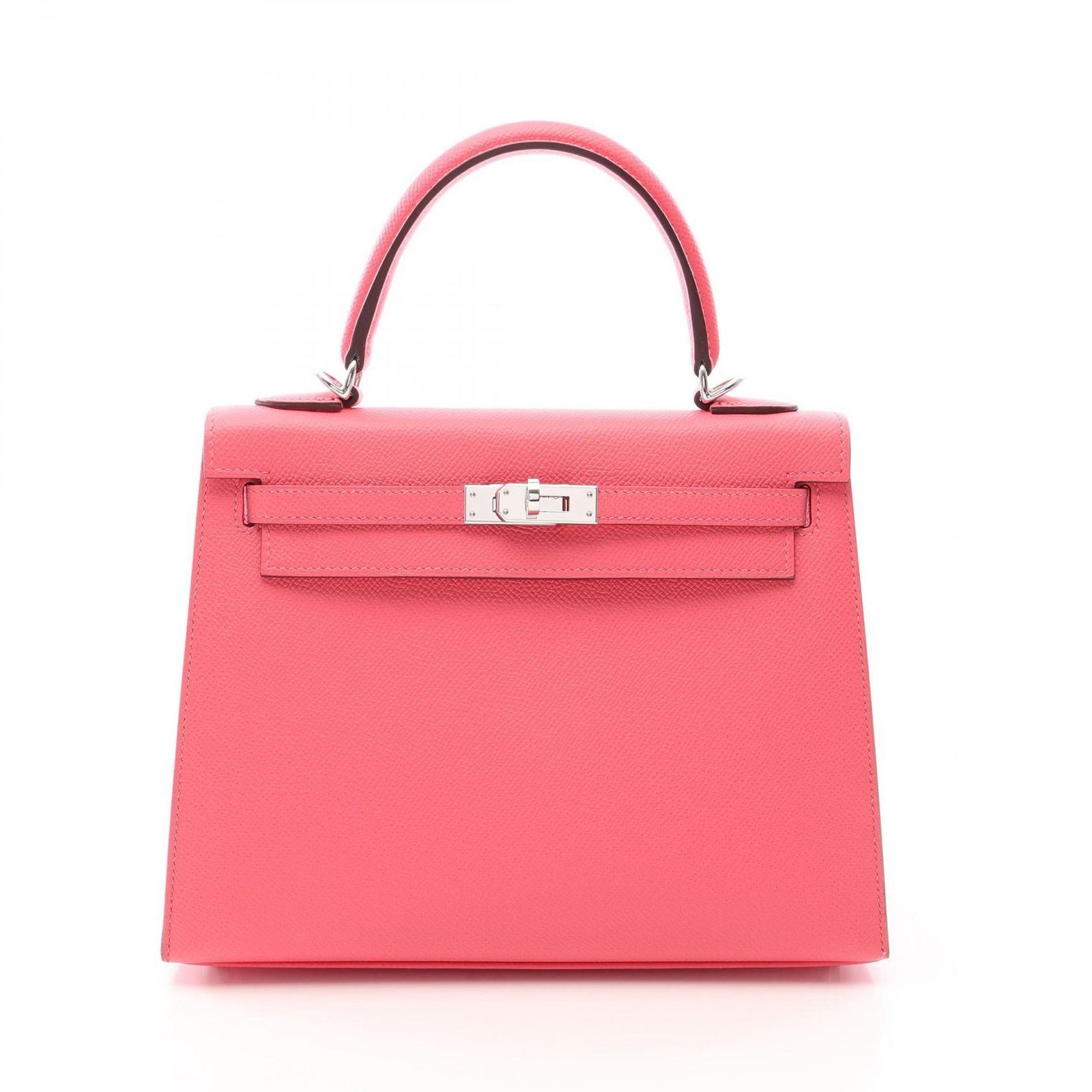 エルメス HERMES ハンドバッグ ケリー25 2WAY ローズアザレ レザー カーフ（牛革） ケリー25 ローズアザレ レディース Used A