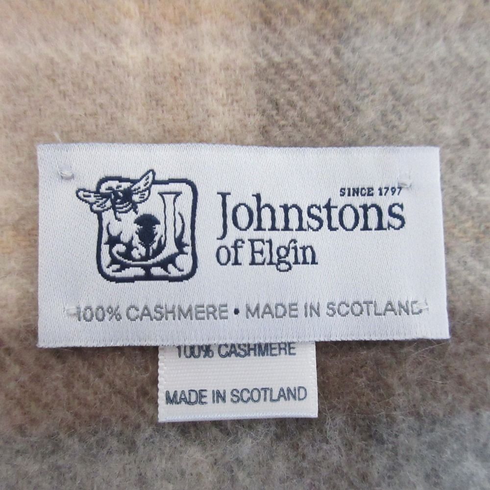 美品 Johnstons of Elgin ジョンストンズオブエルガン チェック
