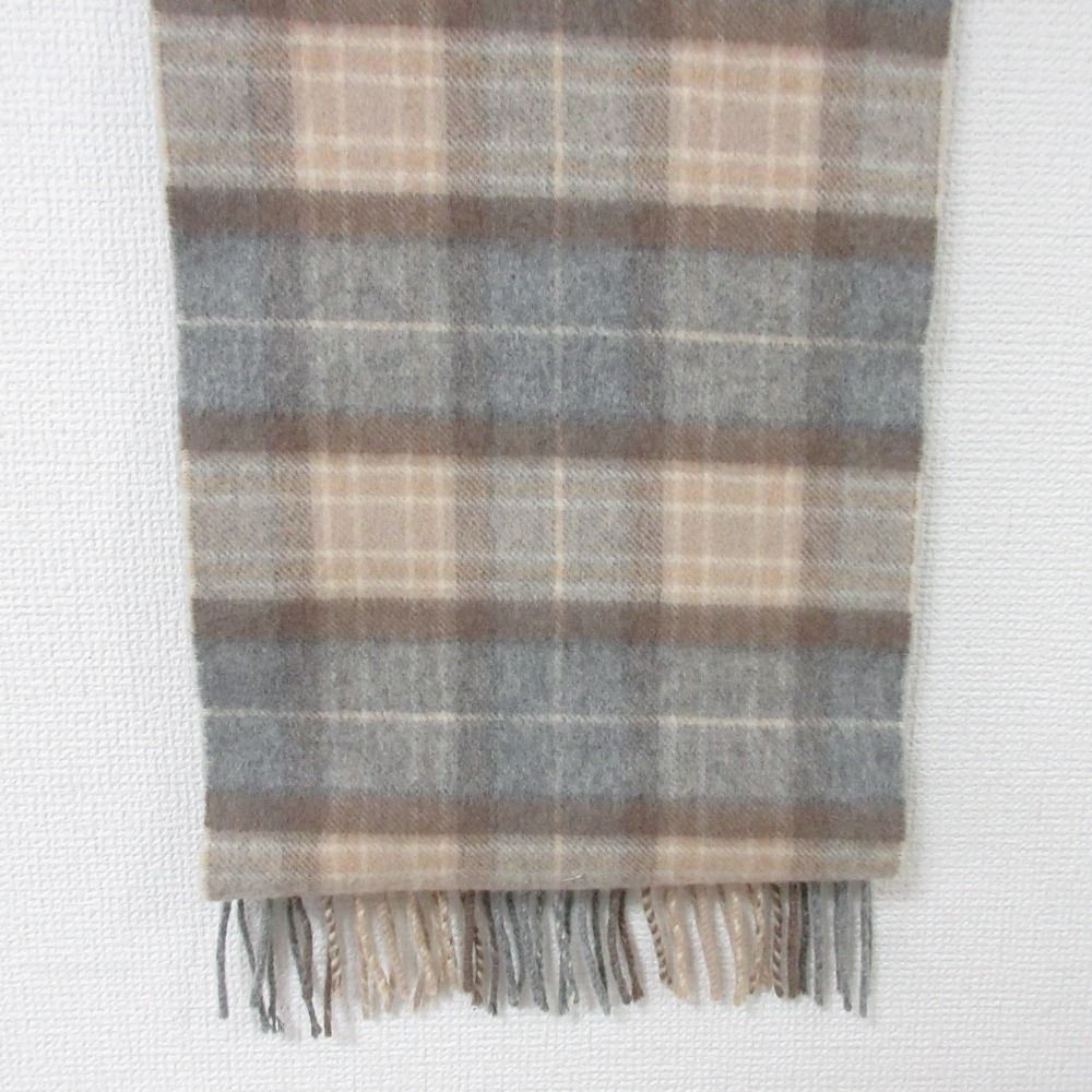 美品 Johnstons of Elgin ジョンストンズオブエルガン チェック