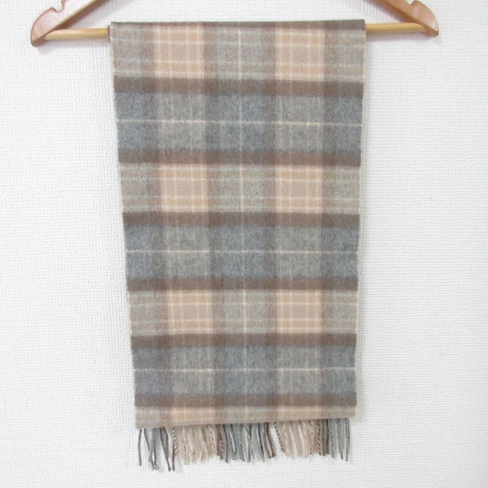 美品 Johnstons of Elgin ジョンストンズオブエルガン チェック
