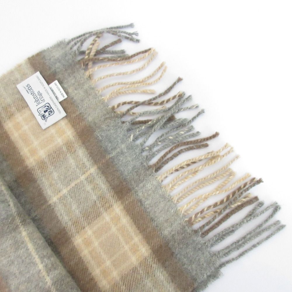 美品 Johnstons of Elgin ジョンストンズオブエルガン チェック