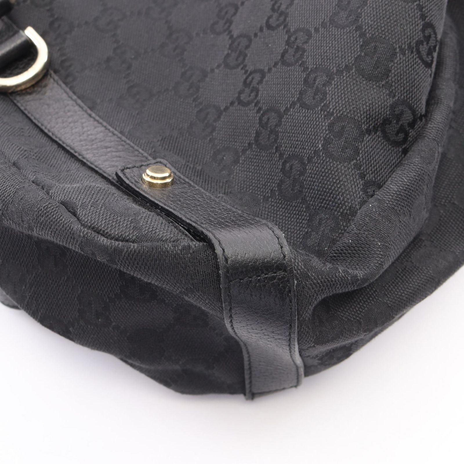 グッチ GUCCI ショルダーバッグ アビー GGキャンバス 130736 ブラック