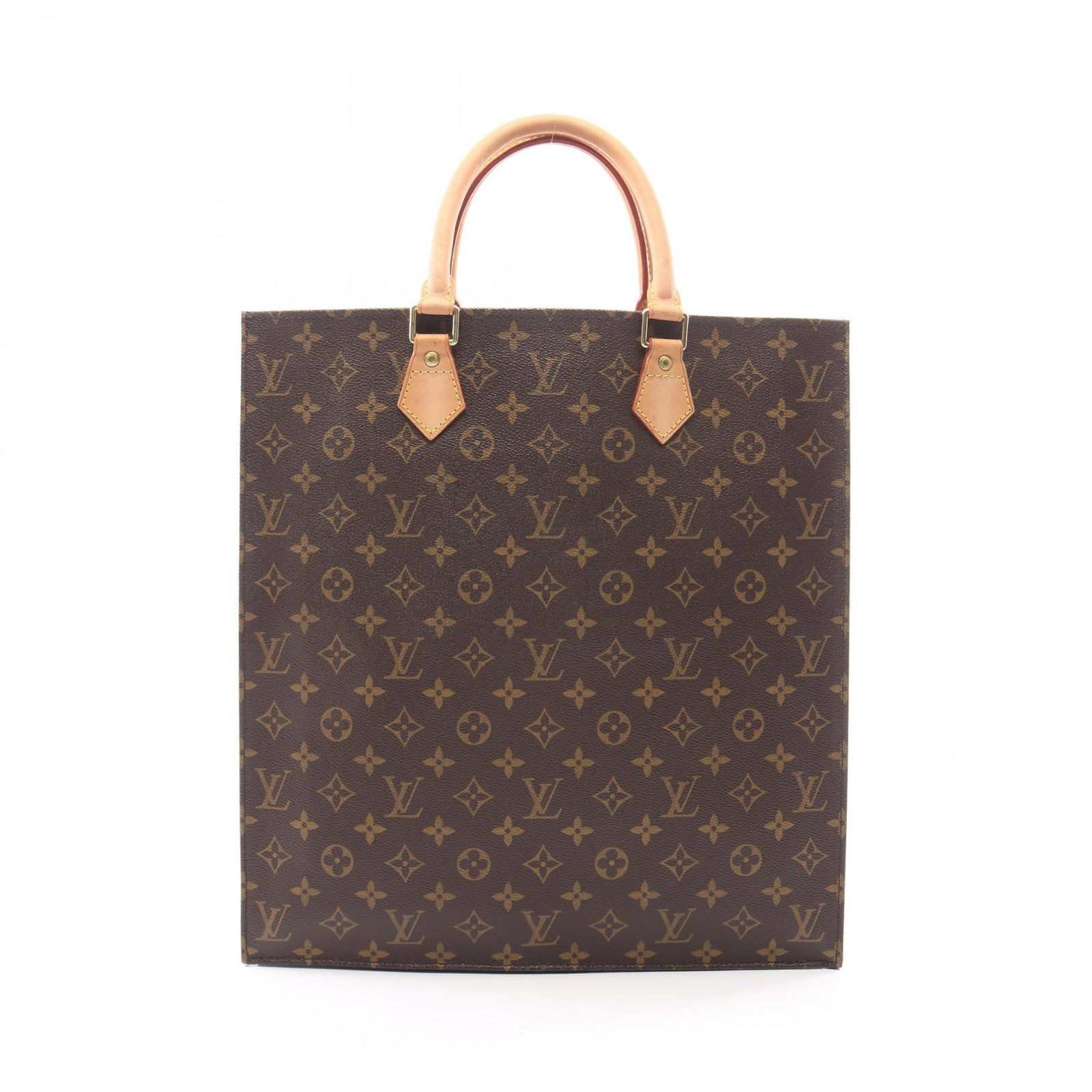 ルイ・ヴィトン LOUIS VUITTON トートバッグ サックプラ M51140 PVCコーティングキャンバス レザー サックプラ レディース Used B