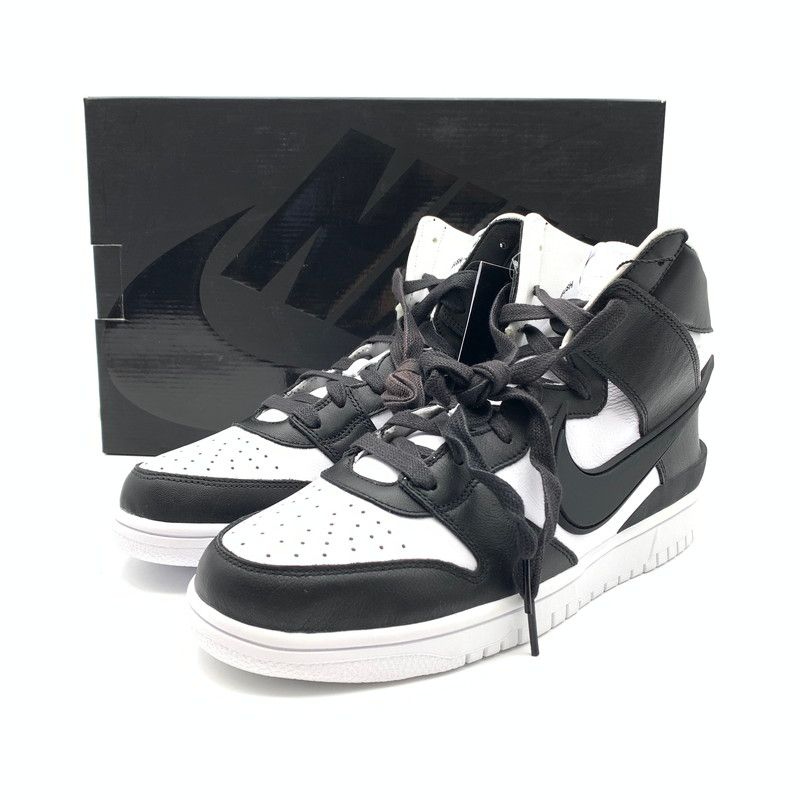 【中古美品】 NIKE×AMBUSH ナイキ アンブッシュ CU7544-001 DUNK HIGH BLACK スニーカー 靴 【160-260429-ts-05-otoh】