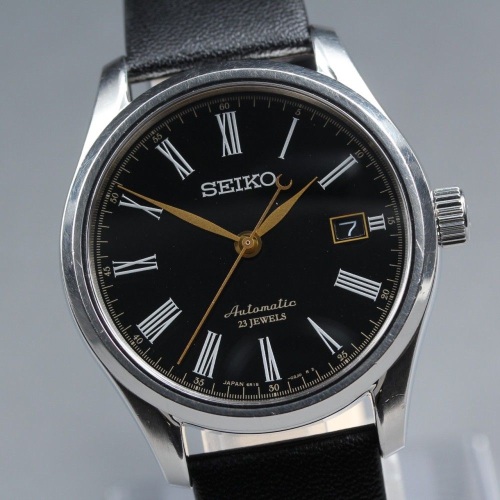 【稼働品】SEIKO プレサージュ SARX029/6R15-03E0 自動巻き メンズ (2015年製) #17356