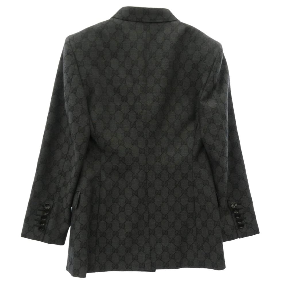 GUCCI グッチ 715184 ZAKF8 GG Double-breasted wool jacquard jacket