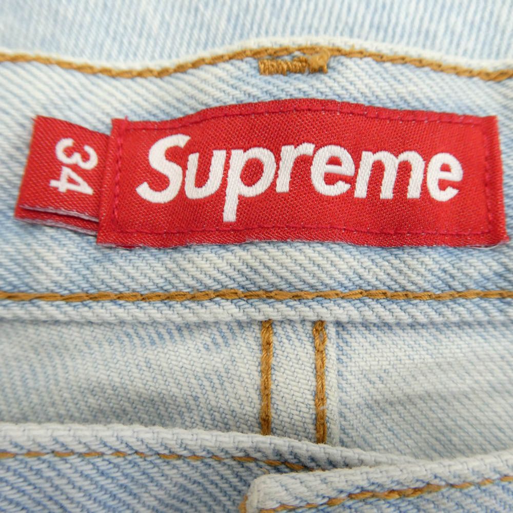 Supreme シュプリーム 24SS Baggy Jean バックポケットロゴ刺繍 バギー