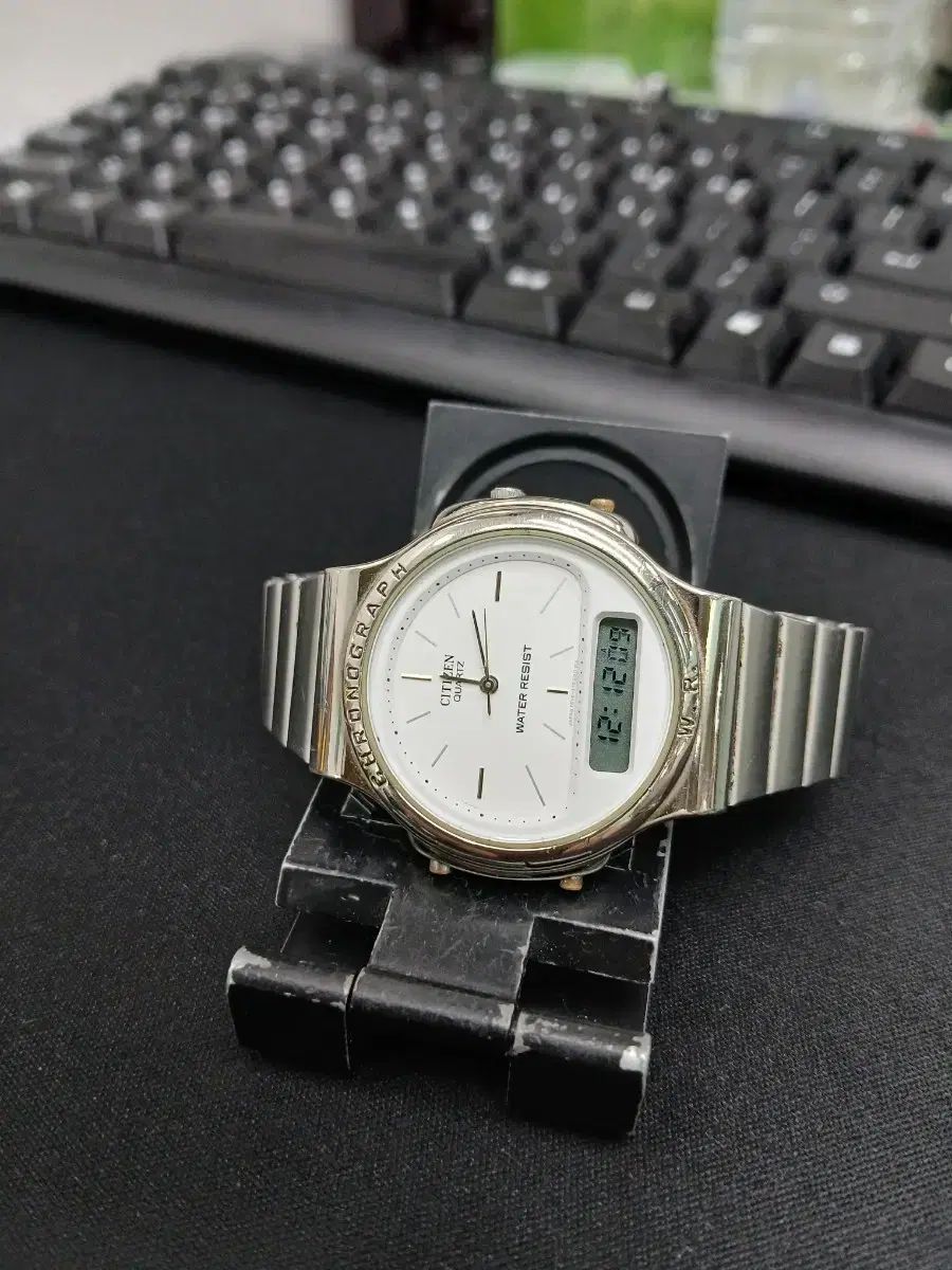 CITIZEN シチズン アナデジ クロノグラフ ハイエンド ほぼ新品 ヴィンテージ