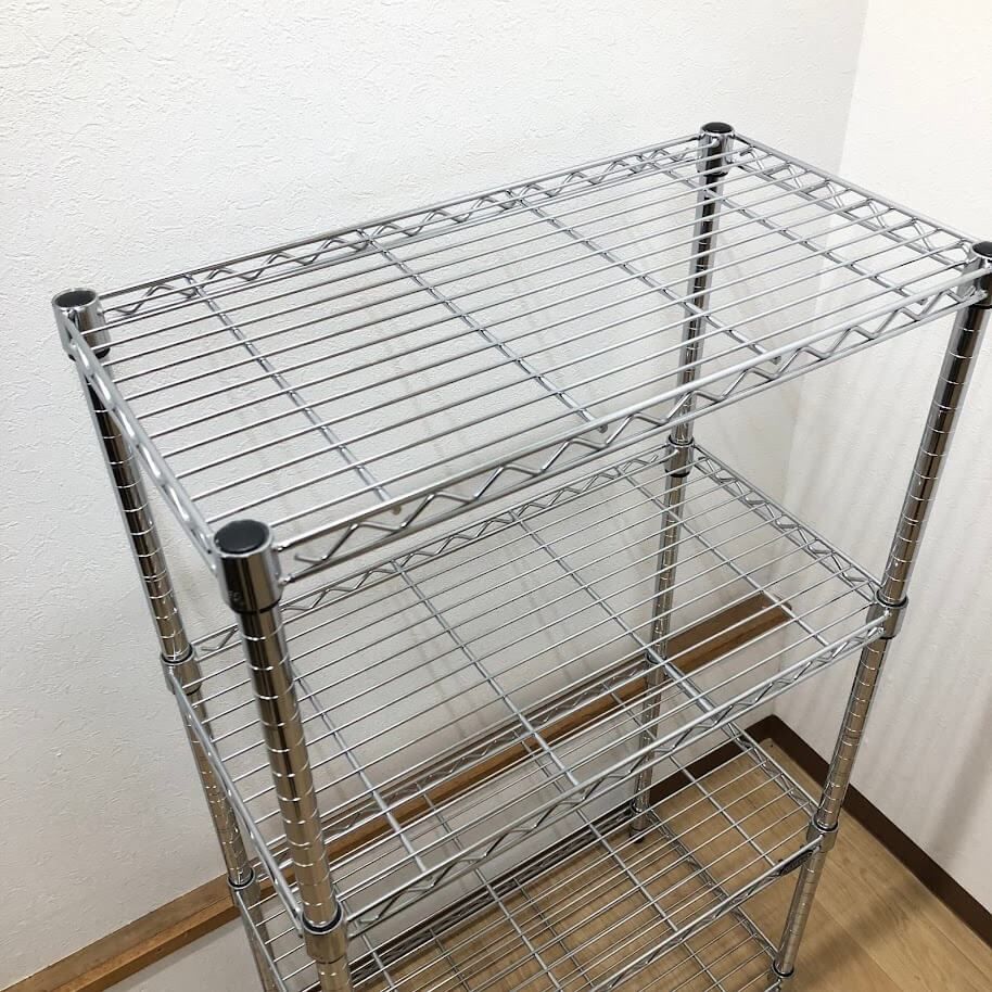 ss8799 【中古】 アイリスオーヤマ メタルラック 4段 66×36×120cm 