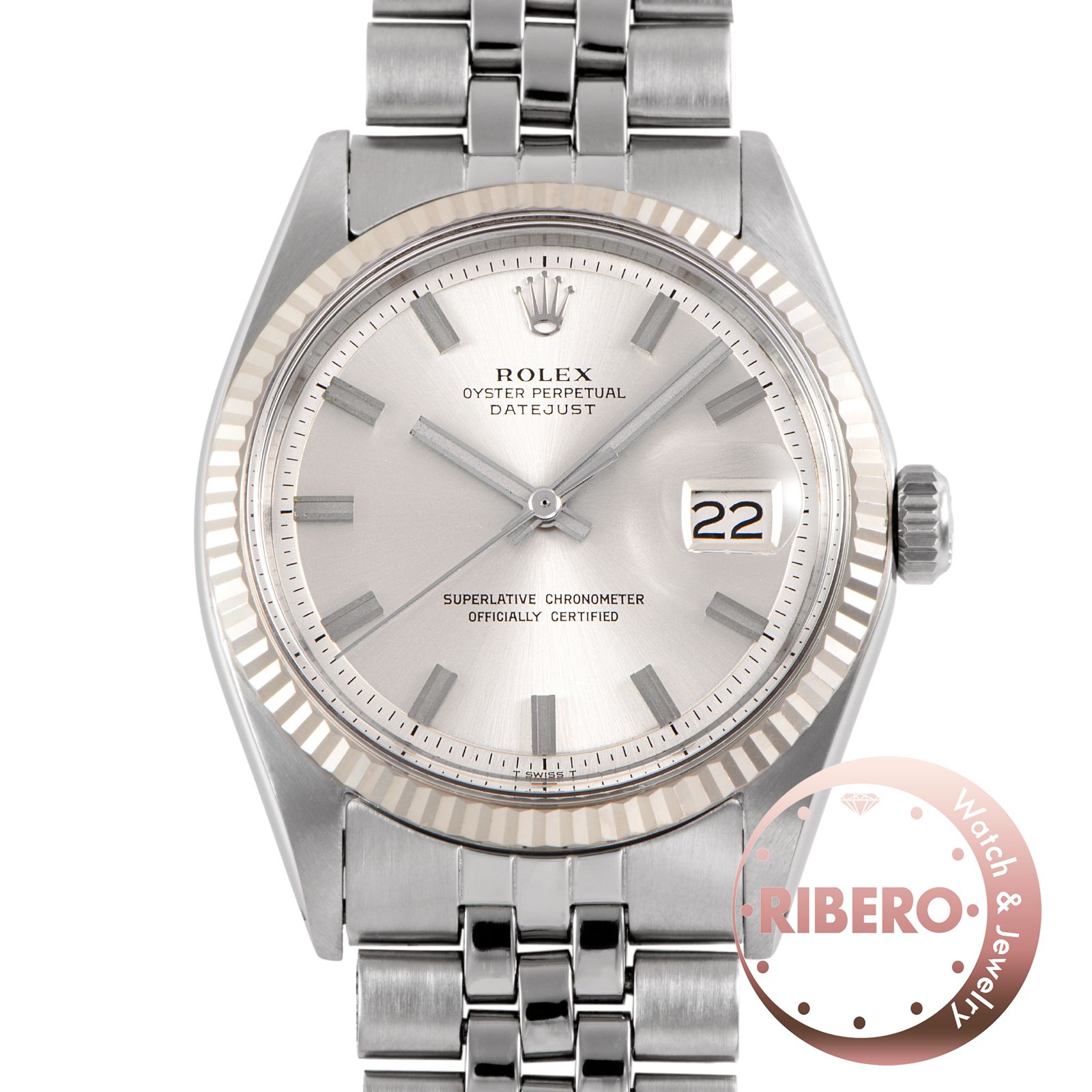 ROLEX ロレックス デイトジャスト 1601 1971年製 ワイドボーイ SS/WG【中古】 ROLEX ロレックス デイトジャスト 1601 1971年製 ワイドボーイ SS/WG