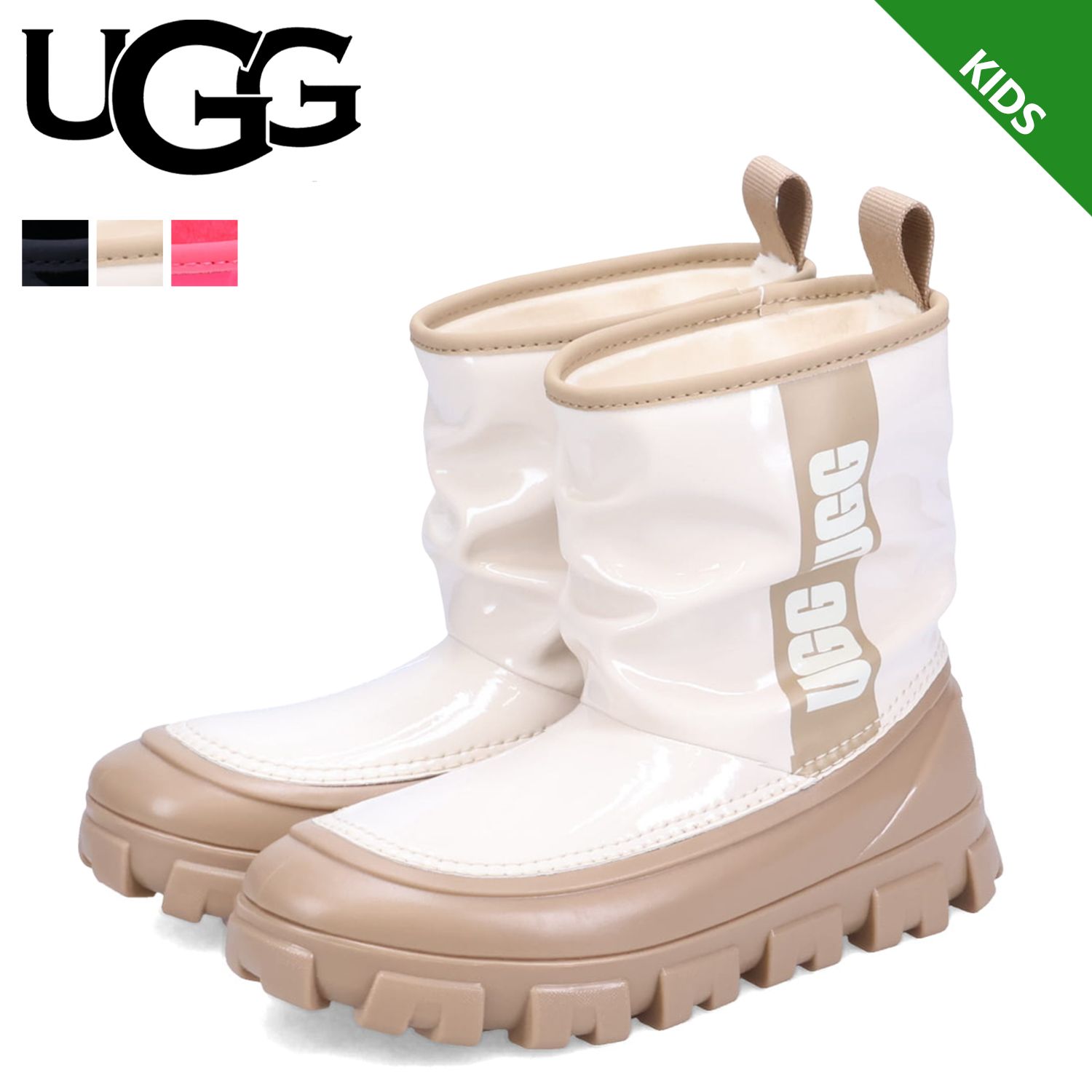 UGG アグ レインブーツ 長靴 クラシック ブレラ ミニ キッズ 厚底 CLASSIC BRELLAH MINI 1143697K