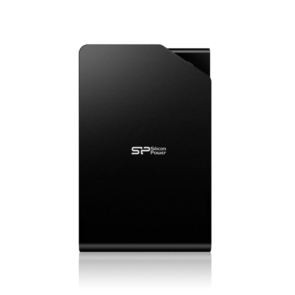 シリコンパワー ポータブルHDD 1TB 2.5インチ USB3.0/2.0対応 PS4 動作確認済 Stream S03シリーズ ブラック SP010TBPHDS03S3K B00DMW7HRW [ブラック] [単品] [1TB]