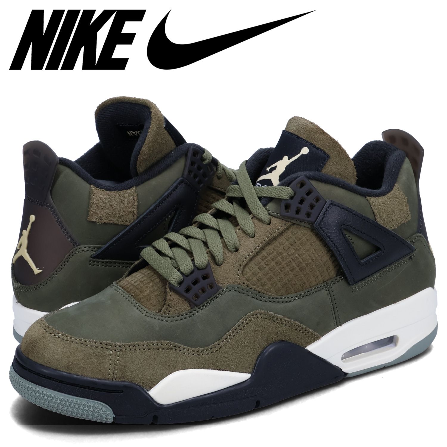 ナイキ NIKE エアジョーダン4 レトロ SE クラフト スニーカー メンズ AIR JORDAN 4 RETRO SE CRAFT FB9927-200