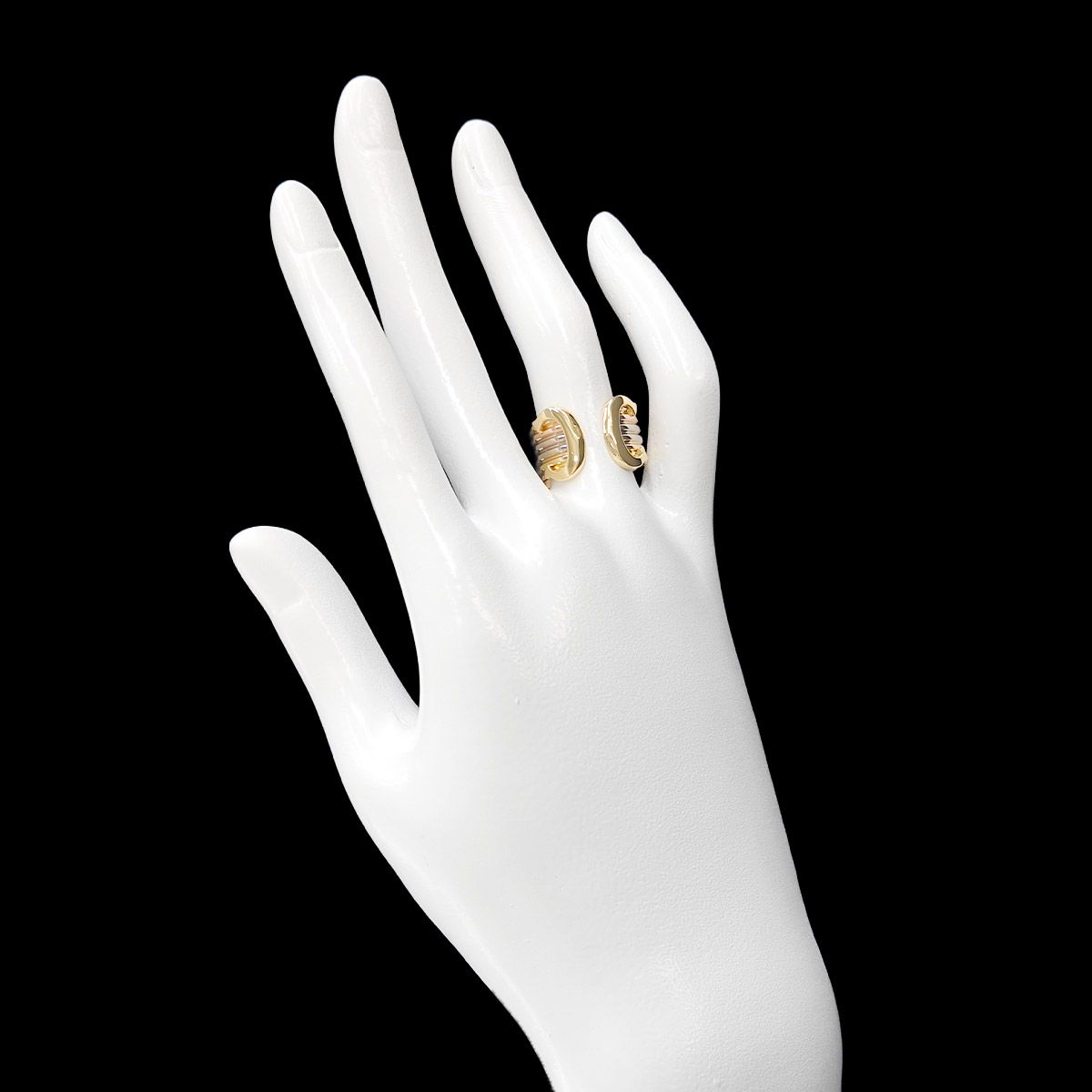 カルティエ Cartier C2 #54 リング K18 YG WG PG スリーカラー スリー