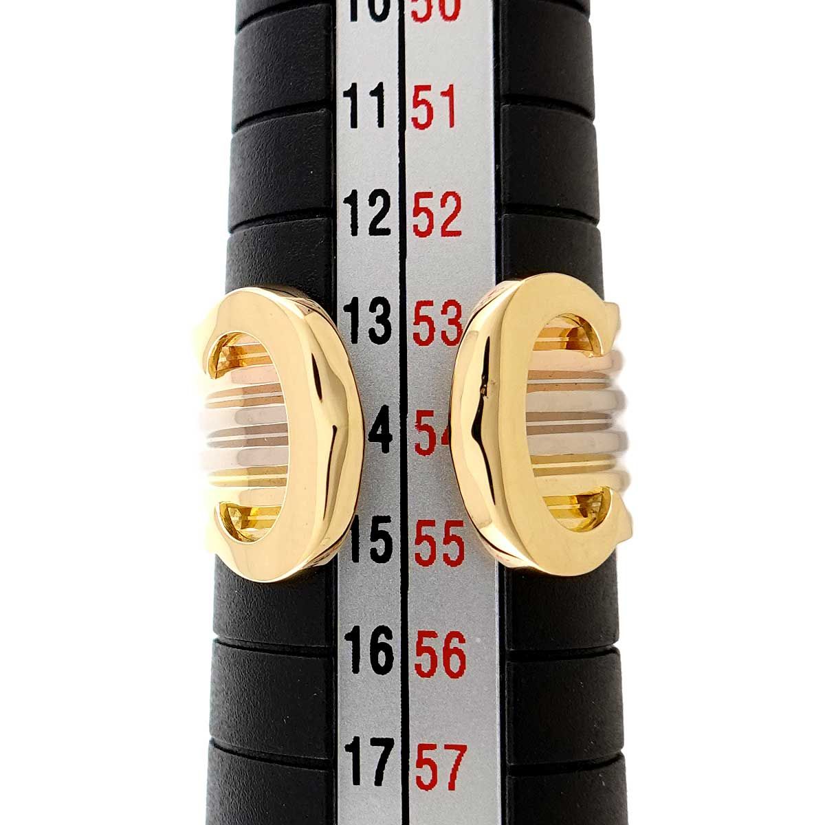 カルティエ Cartier C2 #54 リング K18 YG WG PG スリーカラー スリー