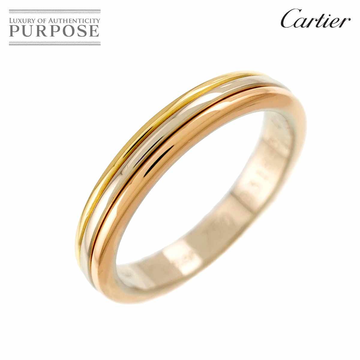カルティエ Cartier ヴァンドーム #48 リング K18 YG WG PG スリー