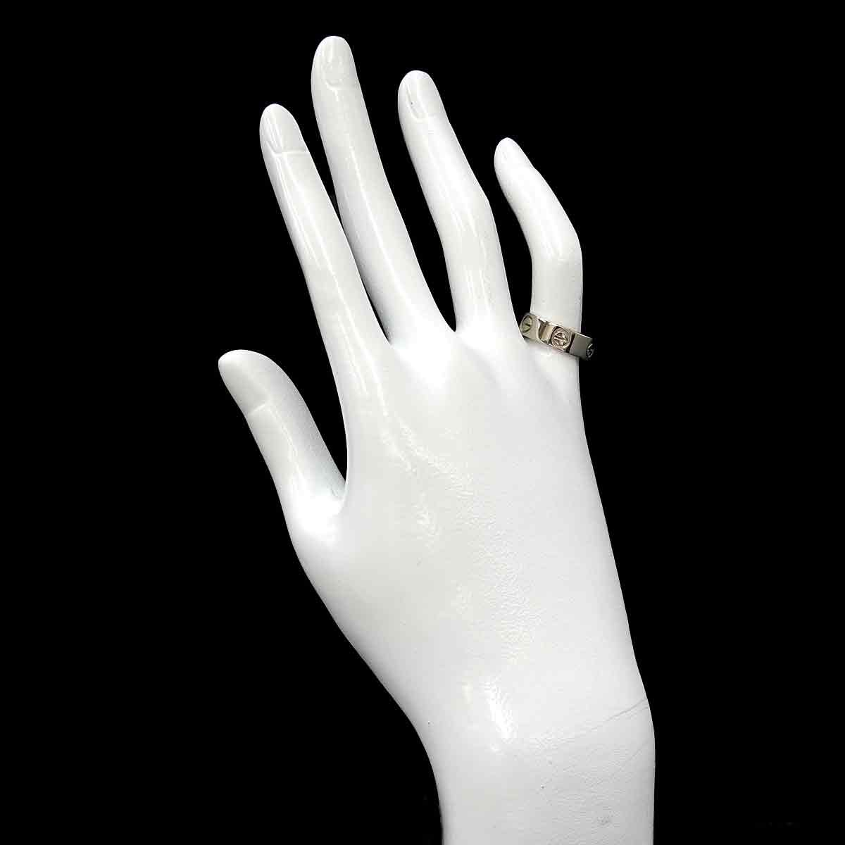 カルティエ Cartier ラブ #50 リング K18 WG ホワイトゴールド 750 