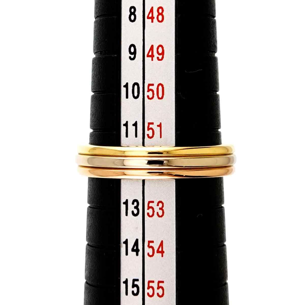 カルティエ Cartier ヴァンドーム #52 リング K18 YG WG PG スリー