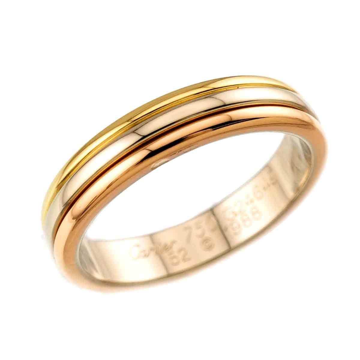 カルティエ Cartier ヴァンドーム #52 リング K18 YG WG PG スリー