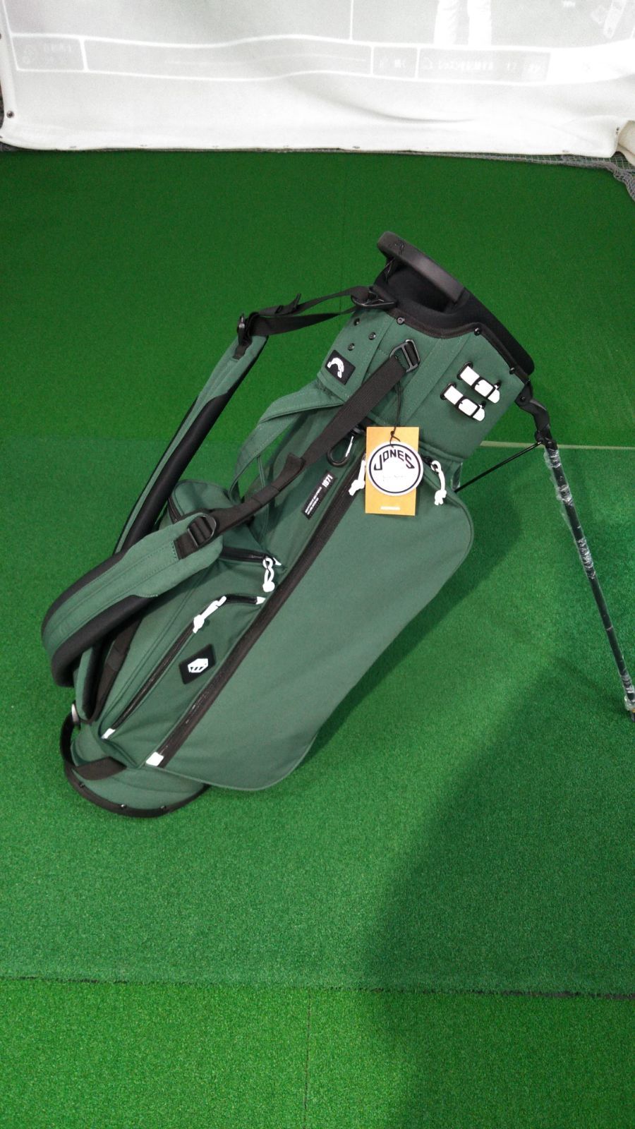 Cb浦安【新品未使用品】JONES ジョーンズ キャディバッグ Trouper 4.0 スタンドバッグ 5分割トップ ゴルフ 2026年モデル USA直輸入品 ダークグリーン（浦安店）