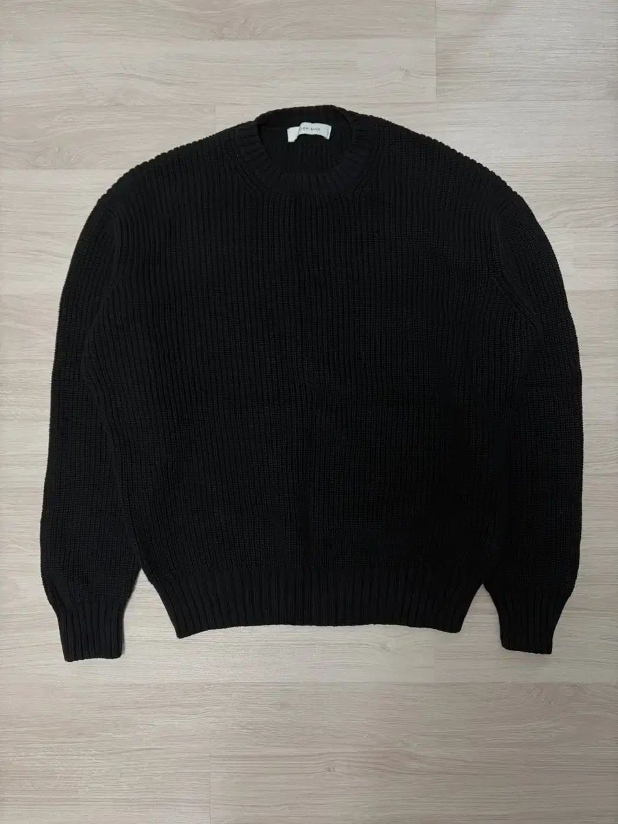YUNION BLUE(ユニオンブルー) LAUNDRY COTTON KNIT BLACK XL