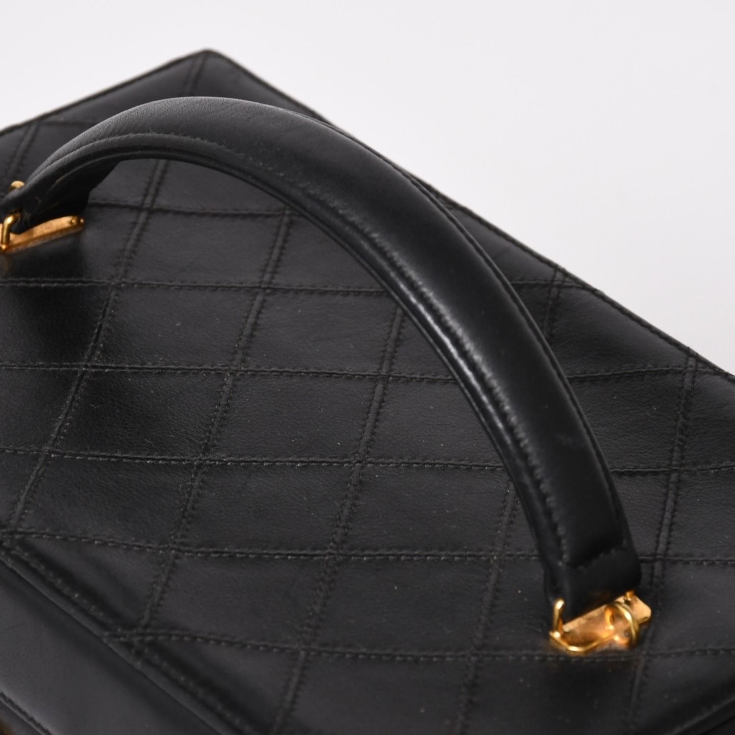 極美品 CHANEL シャネル ビコローレ バニティバッグ ハンドバッグ ココ 