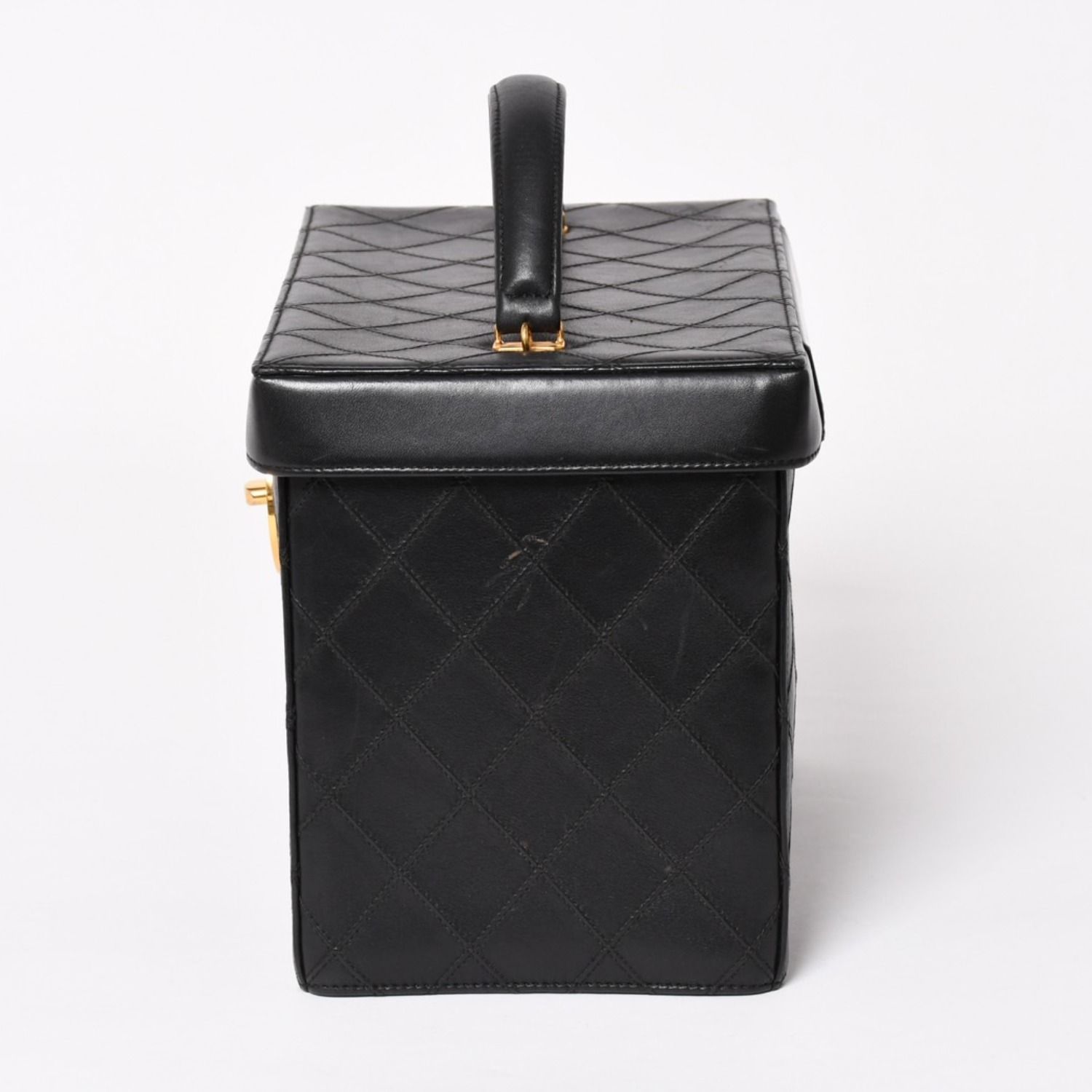 極美品 CHANEL シャネル ビコローレ バニティバッグ ハンドバッグ ココ 