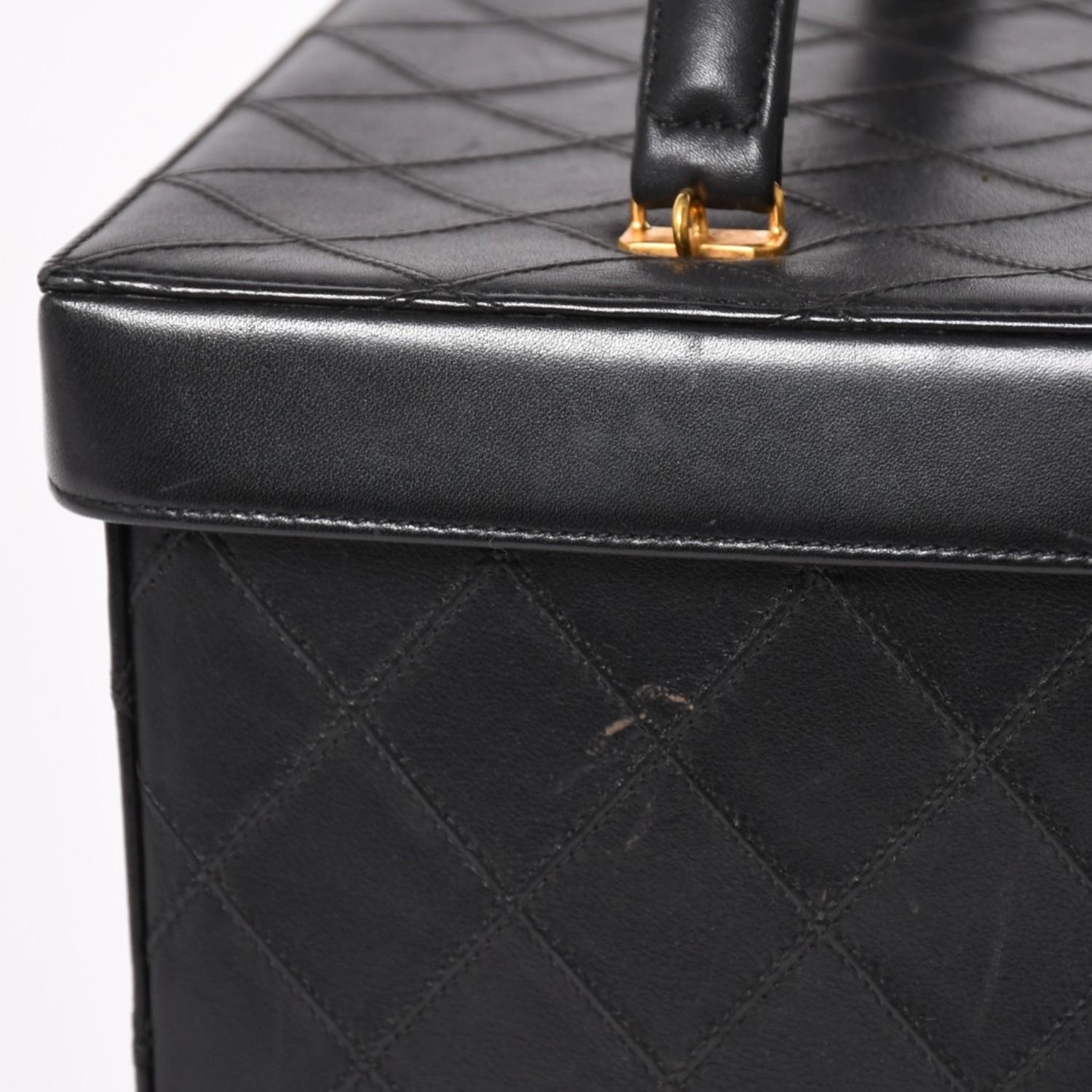 極美品 CHANEL シャネル ビコローレ バニティバッグ ハンドバッグ ココ 
