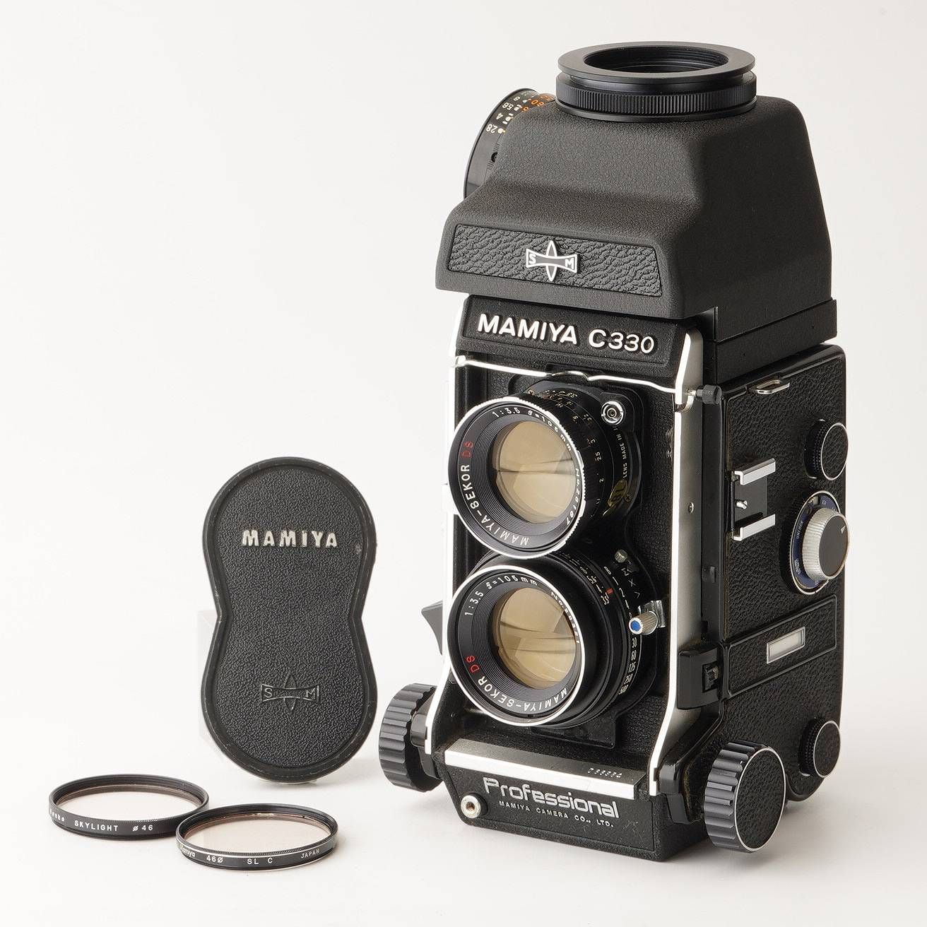 マミヤ Mamiya C330 Professional / MAMIYA-SEKOR DS 105mm F3.5 ブルードット / CdS ファインダー