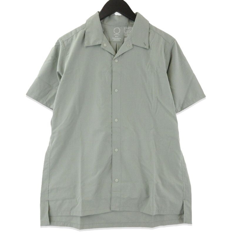 未使用 山と道 ヤマトミチ Bamboo Short Sleeve Shirt M's 2026 半袖シャツ バンブーショートスリーブシャツ Seagrass S 71016034