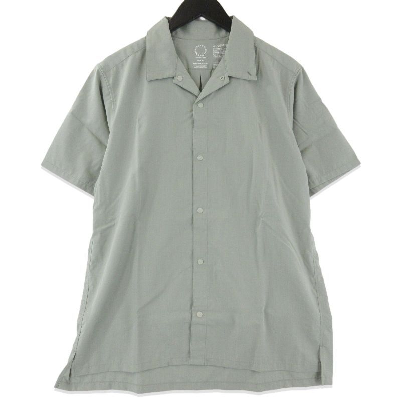 未使用 山と道 ヤマトミチ Bamboo Short Sleeve Shirt M's 2026 半袖シャツ バンブーショートスリーブシャツ Seagrass M 71016038