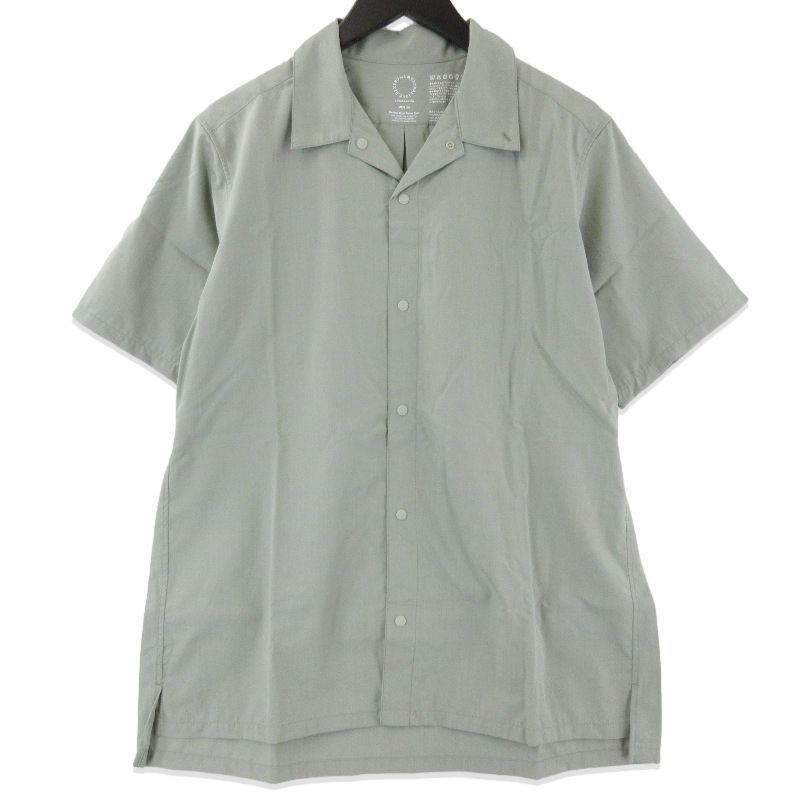 未使用 山と道 ヤマトミチ Bamboo Short Sleeve Shirt M's 2026 半袖シャツ バンブーショートスリーブシャツ Seagrass M 71016037