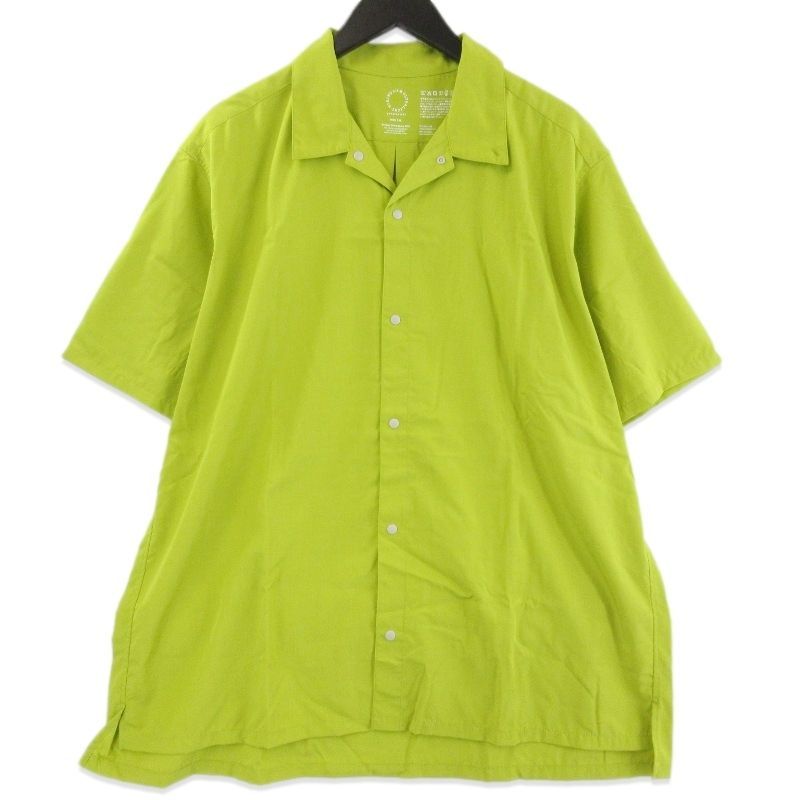 未使用 山と道 ヤマトミチ Bamboo Short Sleeve Shirt M's 2026 半袖シャツ バンブーショートスリーブシャツ Lemon Grass XL 71016044