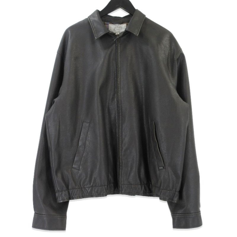 SEDAN ALL PURPOSE セダンオールパーパ シンセティックレザージャケット SD25F-JK03 Synthetic Leather Jacket ブラウン XL 99001131