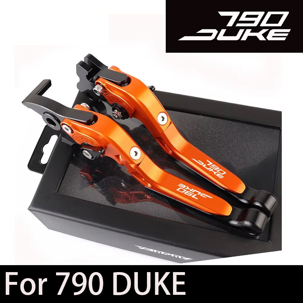 KTM 790 Duke対応 折りたたみ式調整可能ブレーキクラッチレバー CNCアルミ合金