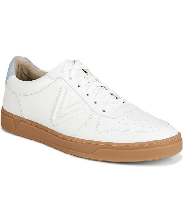 バイオニック メンズ シューズ スニーカー Vionic Mens Lucas Court Sneakers White skyway blue leather ホワイト