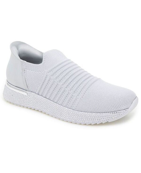 ケネスコール レディース シューズ スニーカー ニット Kenneth Cole Reaction Womens Cameron EZ On Knit Almond Toe Sneakers Grey