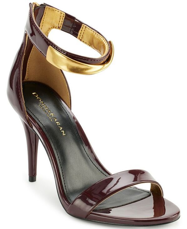 ダナ キャラン ニューヨーク レディース シューズ サンダル アンクル Donna Karan New York Womens Sabina Ankle Strap Sandals Wine ワイン