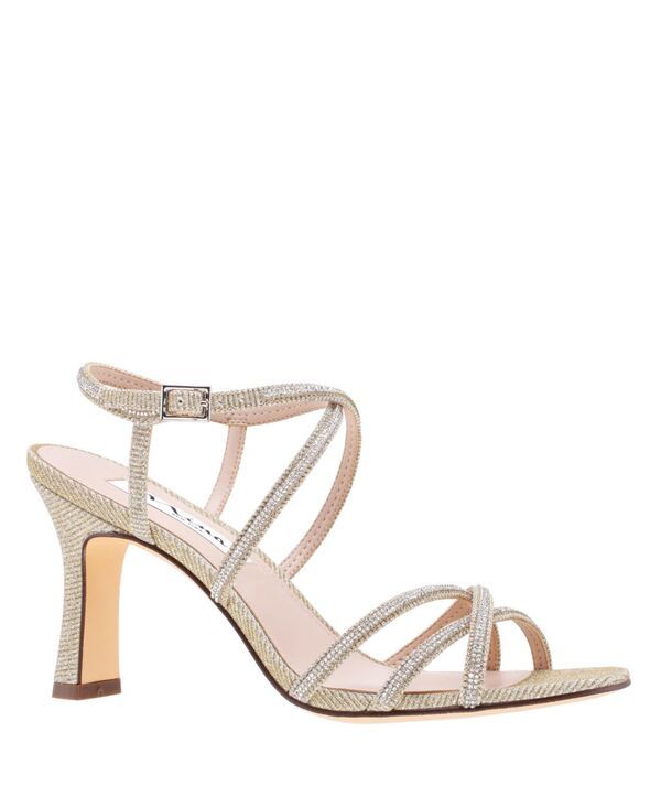 ニナ レディース シューズ サンダル Nina Womens Anna Embellished Evening Sandals Platino