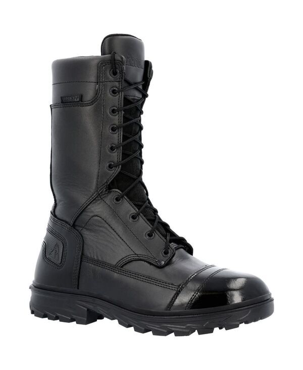 ロッキー メンズ シューズ ブーツ・レインブーツ ROCKY Mens Jump Boot Pro 10 Public Service Boot Black ブラック