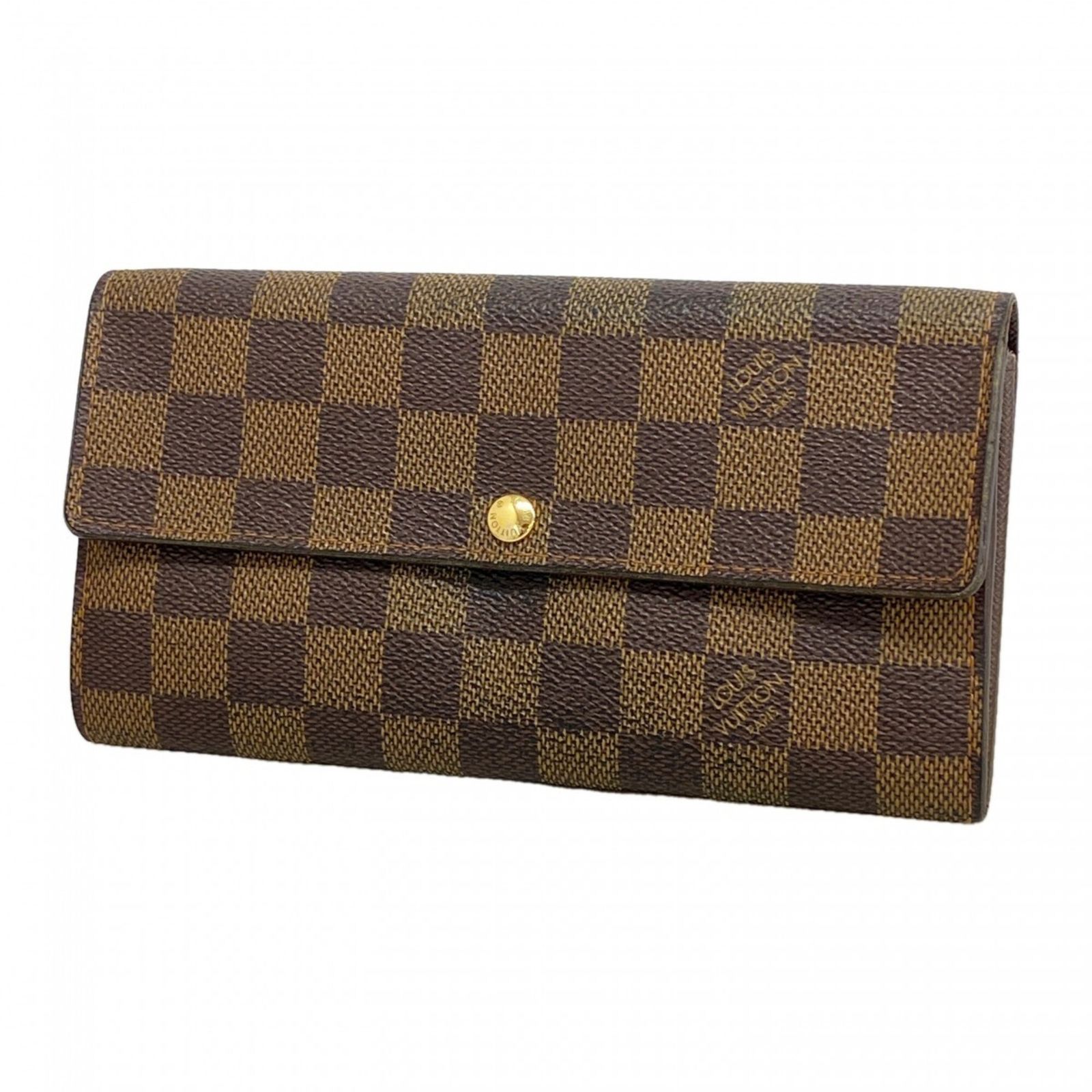 ルイ・ヴィトン(Louis Vuitton) ルイ・ヴィトン 長財布 ダミエ ポルトフォイユサラ N61734 エベヌレディース 12,009円