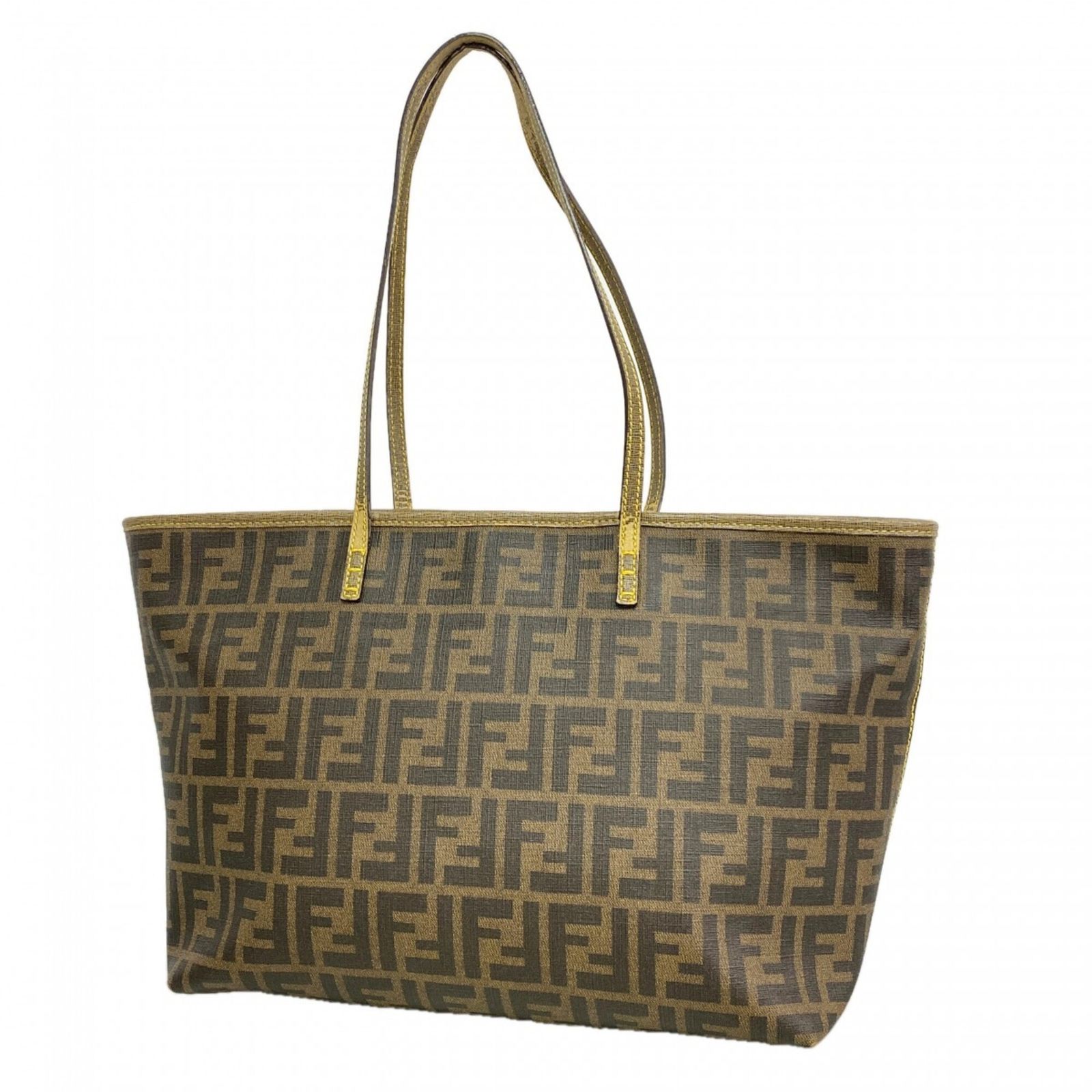 フェンディ(Fendi) フェンディ トートバッグ ズッカ ブラウン レディース